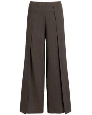 Proenza Schouler Calla Palazzohose Mit Falten - Braun