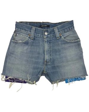 HTC Shorts Mit Bandana-Einsatz - Blau