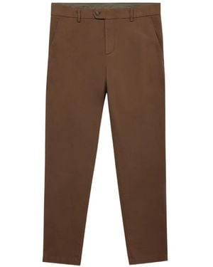 Brooks Brothers Buttoned Belt-Loop Trousers - Brown