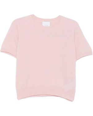 IVORY PARIS Short-Sleeve Jumper - Pink
