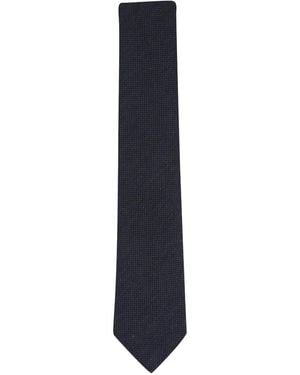 ZEGNA Striped Tie - Blue