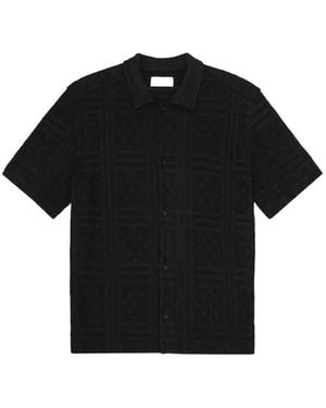 Les Deux Hector Short-Sleeve Shirt - Black