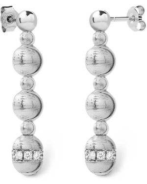 Officina Bernardi Empire S Diamond Earrings - White