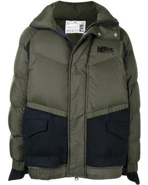 Nike Paneled Puffer Jacket - Green
