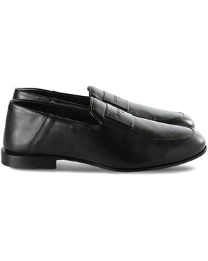 Givenchy Logo-Appliqué Leather Loafers - Black