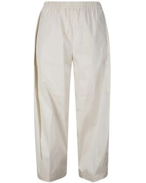 #MSM Pantalon À Taille Élastiquée - Blanc