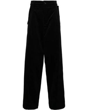 Yohji Yamamoto Corduroy Trousers - Black