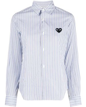 COMME DES GARÇONS PLAY Camiseta Con Parche De Corazón - Azul