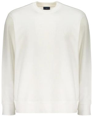 Paul & Shark Logo-Embroidered Sweatshirt - White