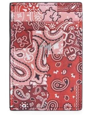Giuseppe Zanotti Albert Card Holder - Red
