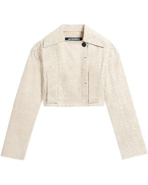 Jacquemus The Nîmes Marino Jeansjacke - Weiß