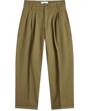 YMC Hose mit Falten - Grün