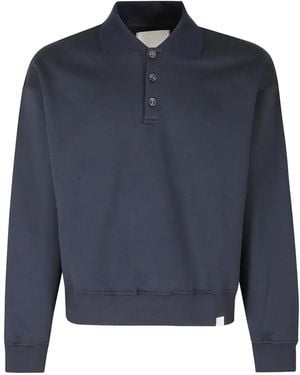 Woc Long-Sleeve Polo Shirt - Blue