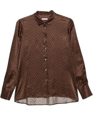 Robert Friedman Camicia Andrea A Pois - Marrone