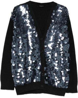 Fabiana Filippi Vest Verfraaid Met Pailletten - Zwart