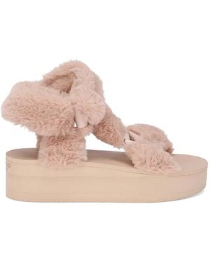 Red(V) Sandalen Mit Plateau - Pink