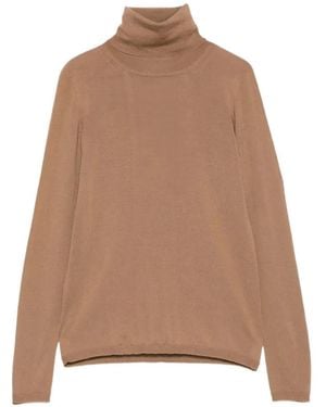 Max Mara Roll-Neck Long-Sleeve Jumper - Natural