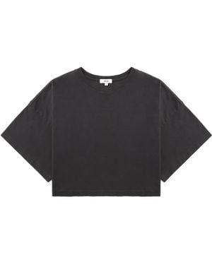 Agolde クロップド Tシャツ - ブラック