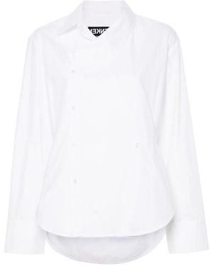 frenken Cross Asymetric Shirt - White