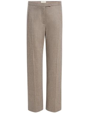 KHAITE Miles Trousers - Natural
