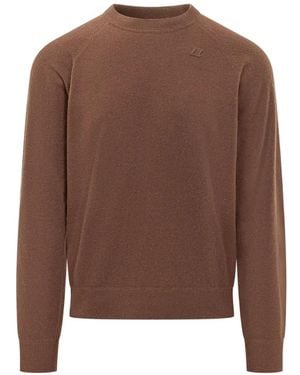 K-Way Fragan Raglan-Sleeve Sweater - Brown