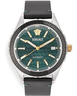 Versace Greca 42Mm Watch - Gray