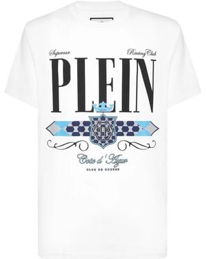 Philipp Plein Plein Stemma T-Shirt - Blue