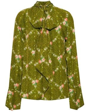 Cara Cara Sundance Floral-Print Blouse - Green