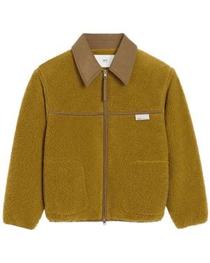 Ami Paris ジップアップ ジャケット - グリーン