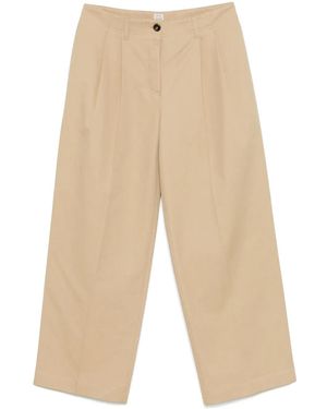 TOTEME Organic Cotton Chino Pants - Natural