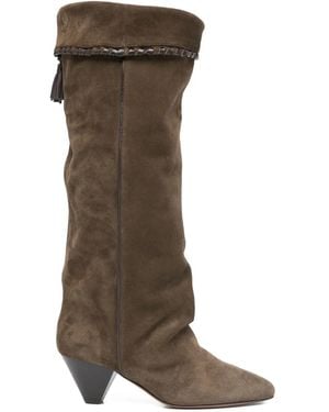 Isabel Marant 60Mm Dalby Suede Boots - Brown