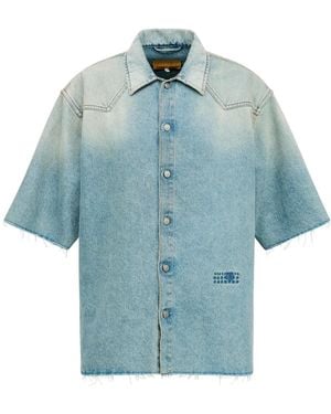 MM6 by Maison Martin Margiela Denim Sida Shirt in Blue for