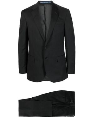 Polo Ralph Lauren Twill Wool Single-Breasted Suit - Black