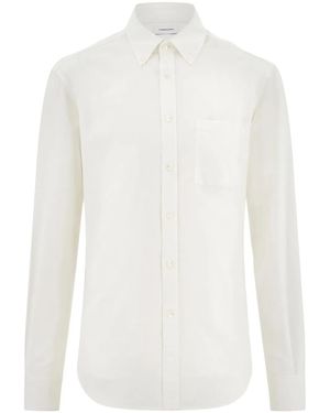 Ferragamo Monogram Shirt - White