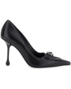 Jimmy Choo 95mm Scarlet lace-up pumps - Negro