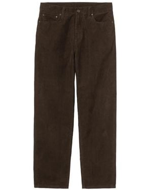 Carhartt Corduroy Straight-Leg Jeans - Brown