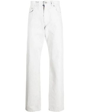 Maison Margiela メゾン・マルジェラ ペイント ストレートパンツ - ホワイト