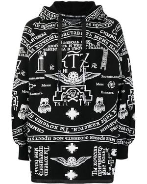 KTZ サイドジップ パーカー - ブラック