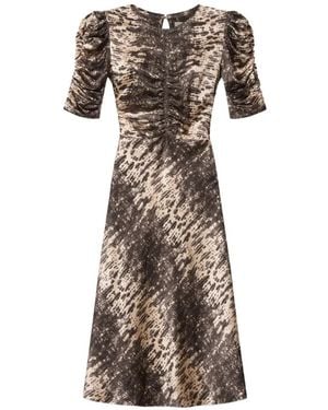 Isabel Marant Lemila Silk Midi Dress - Natural