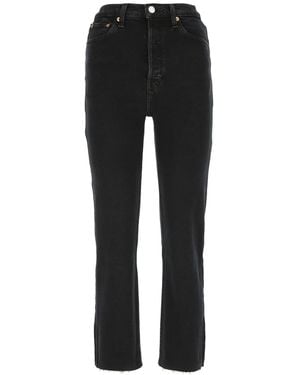 RE/DONE Jeans Dritti - Nero