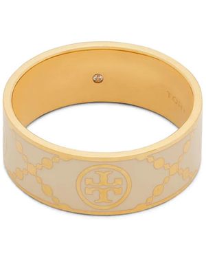 Tory Burch Anello Double T - Metallizzato