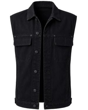 DSquared² Gilet En Jean Icon - Black