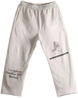 SAITOS Graphic-Print Track Trousers - White