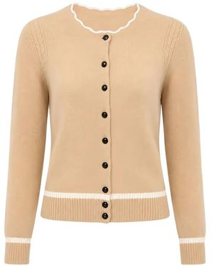 Isabel Marant Naia Cardigan Aus Alpaka - Natur