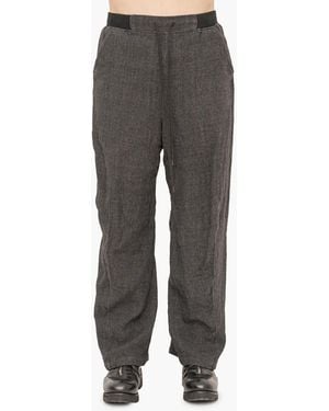 The Viridi-anne Drawstring-Fastening Pants - Gray