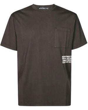 Department 5 スローガン Tシャツ - グレー