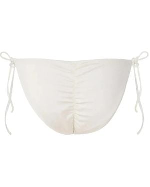 Agua Bendita Alegría Bikini Bottoms - White
