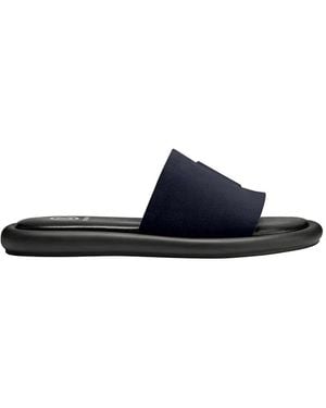 Bogner Logo-Embossed Slides - Blue