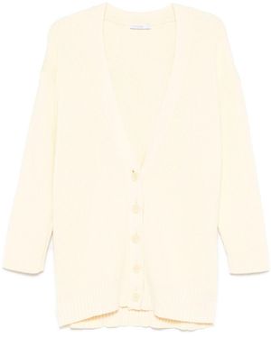 Patrizia Pepe V-Neck Cardigan - Natural