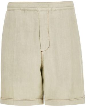 Ferragamo Shorts mit elastischem Bund - Natur